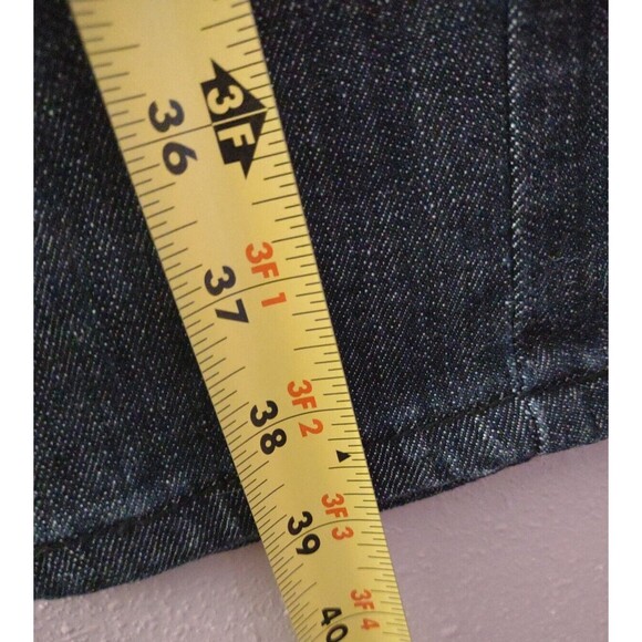 Request Jeans Women's Size 32 Embellished Black Straight Leg Denim - Picture 8 of 10